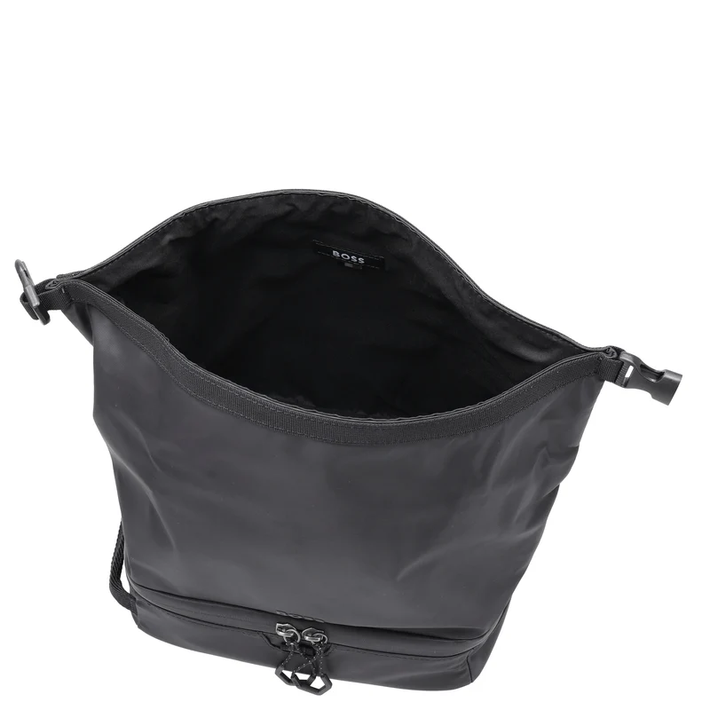BOSS Men Stenson Rolltop Wash - Kulturbeutel 29 cm (black)