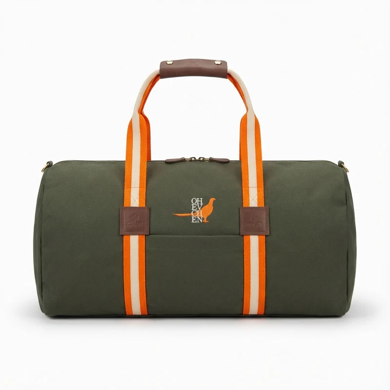 Dufflebag STRIPES CARLITOS x OH EVCHEN orange