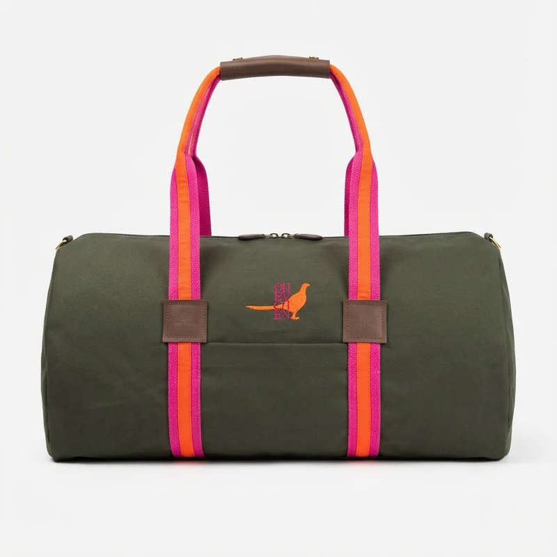 Dufflebag STRIPES CARLITOS x OH EVCHEN pink