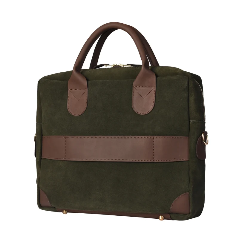 Leder Businessbag HARRINGTON -Khaki-