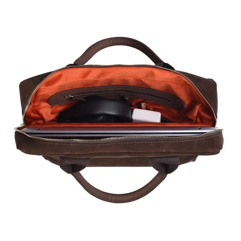 Leder Businessbag HARRINGTON -Braun-