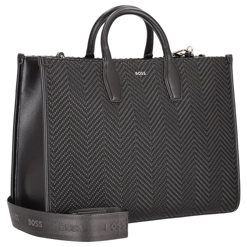 BOSS Sandy Medium Tote - Handtasche 36 cm (dark brown)