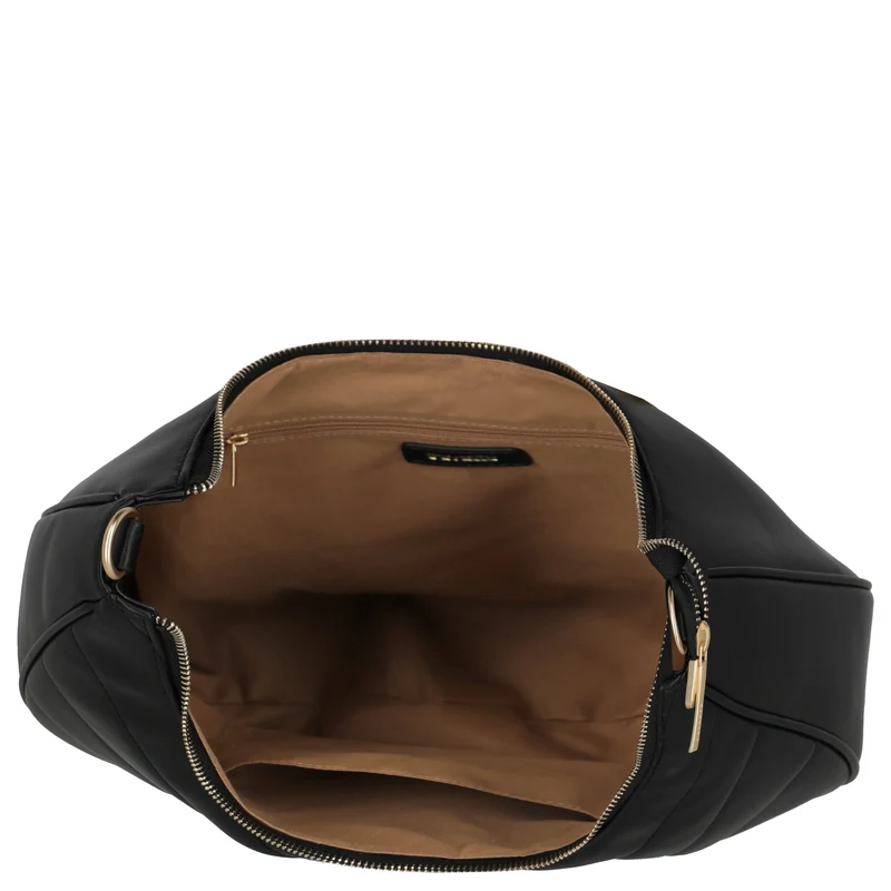 Travelite BARBARA Cozy Hobo Bag - Schultertasche 35 cm (schwarz)