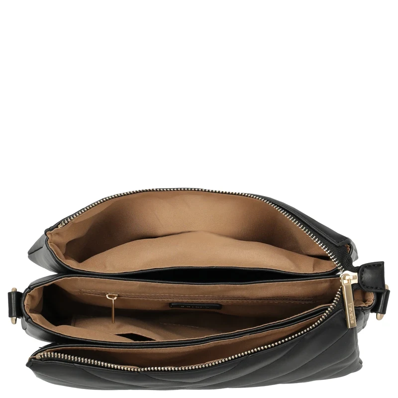 Travelite BARBARA Cozy Crossbody Bag Trio - Umhängetasche 27 cm (schwarz)
