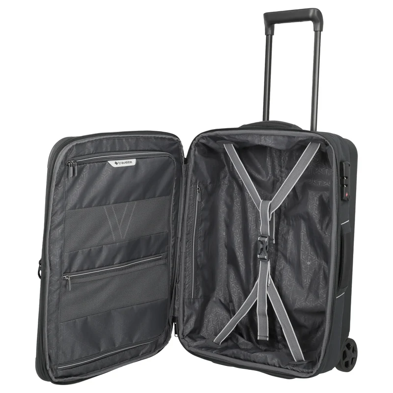 Travelite Skaii - 2-Rollen-Kabinentrolley S 55 cm erw. (anthracite)