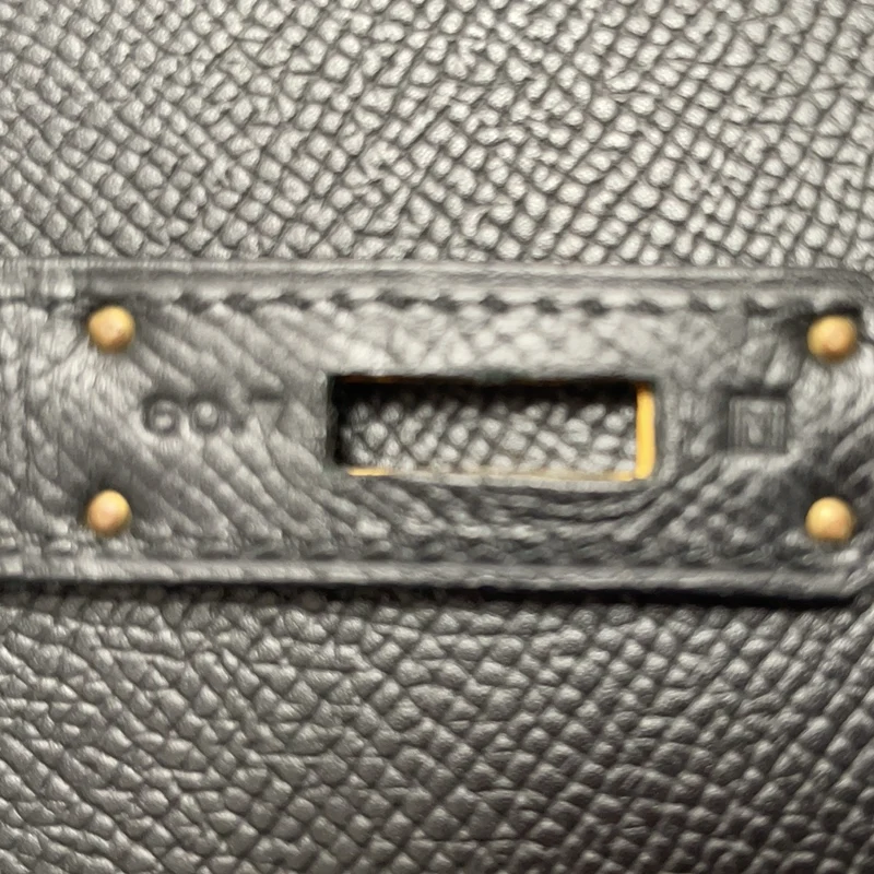 Hermes Black Kelly Sellier 32 Epsom Leder 2010