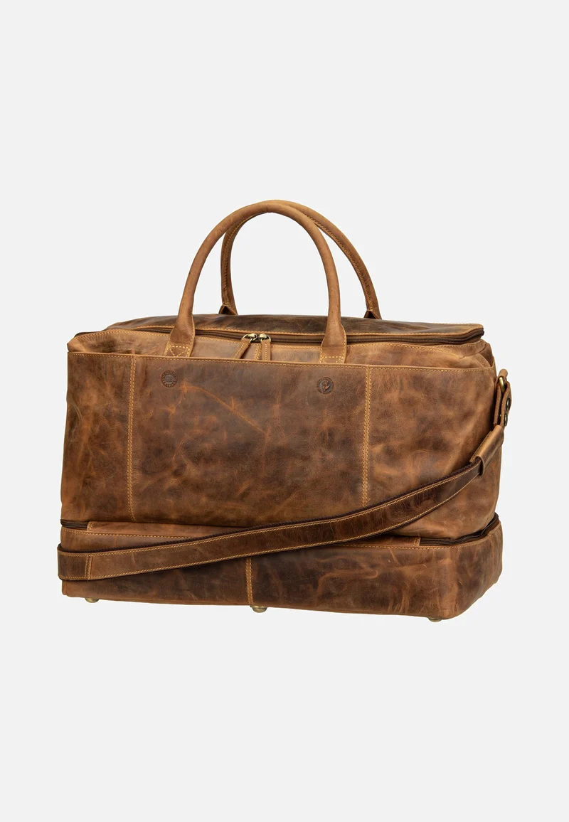 Vintage Traveller Leder Sattelbraun - Weekender