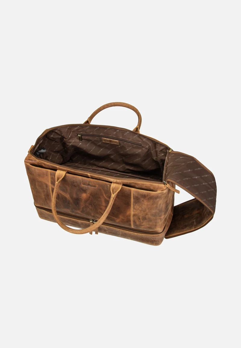 Vintage Traveller Leder Sattelbraun - Weekender
