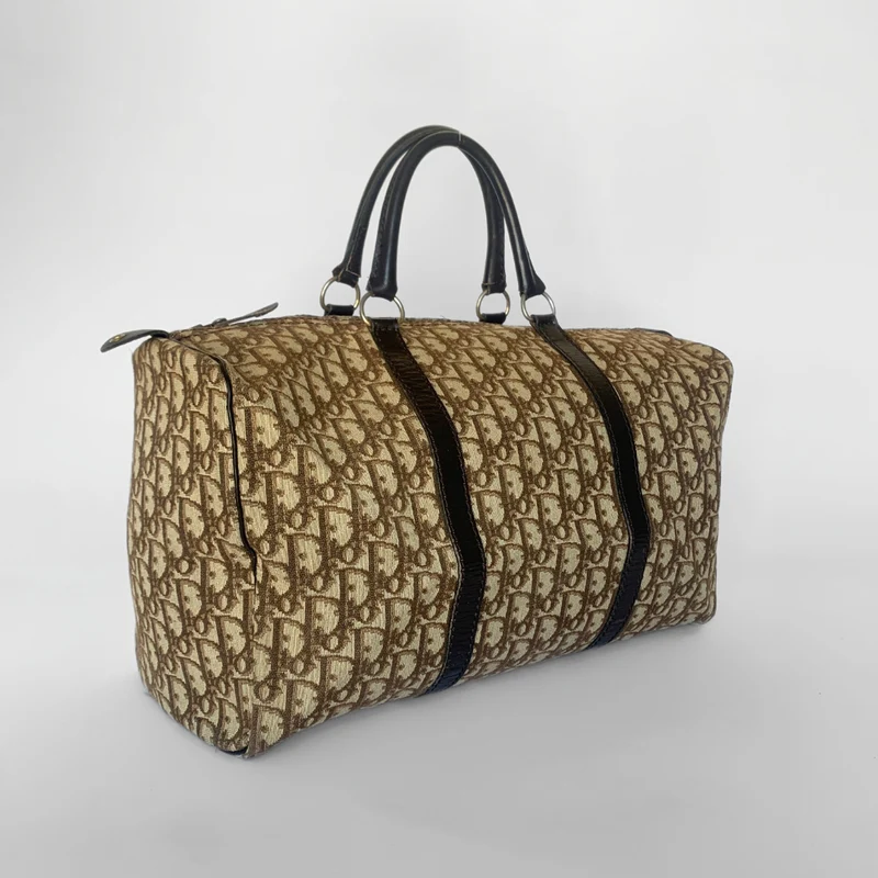 Dior Bowlingtas groot schuin canvas