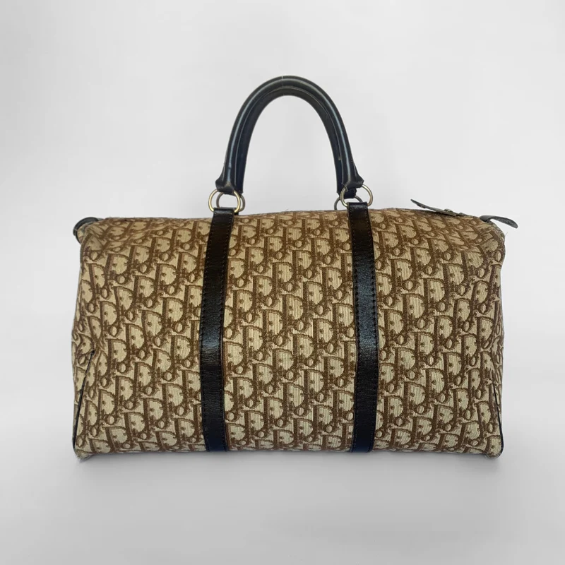 Dior Bowlingtas groot schuin canvas