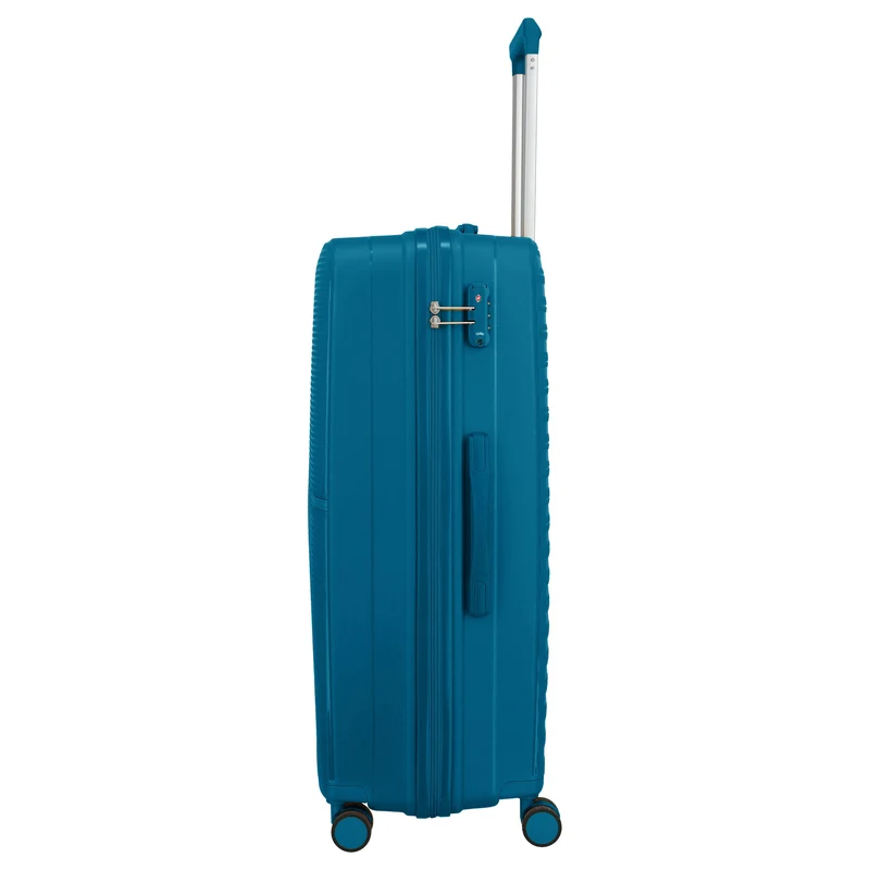 Travelite Pacific - 4-Rollen-Trolley Set 3tlg. (petrol)