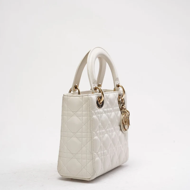 Dior White Small Lady Dior My ABCDior Tasche 2022