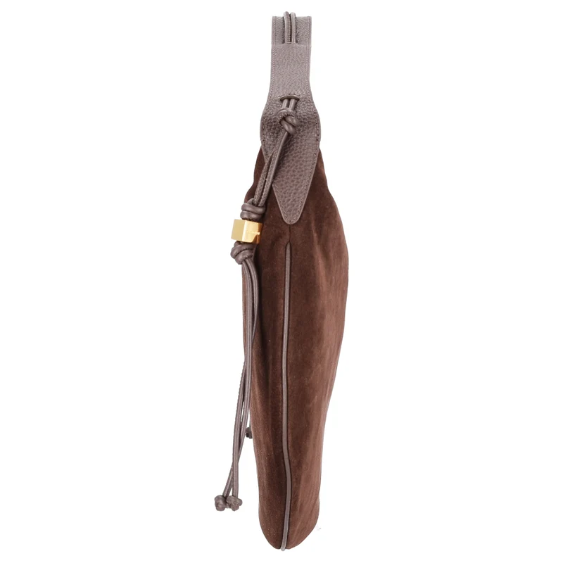 Coccinelle Thess Suede Bim - Schultertasche 45 cm (brunette/brunet)