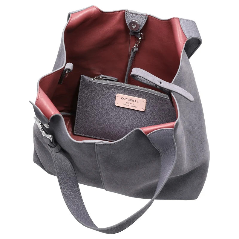 Coccinelle C-Easy Suede - Shopper 31 cm (stove/stove)