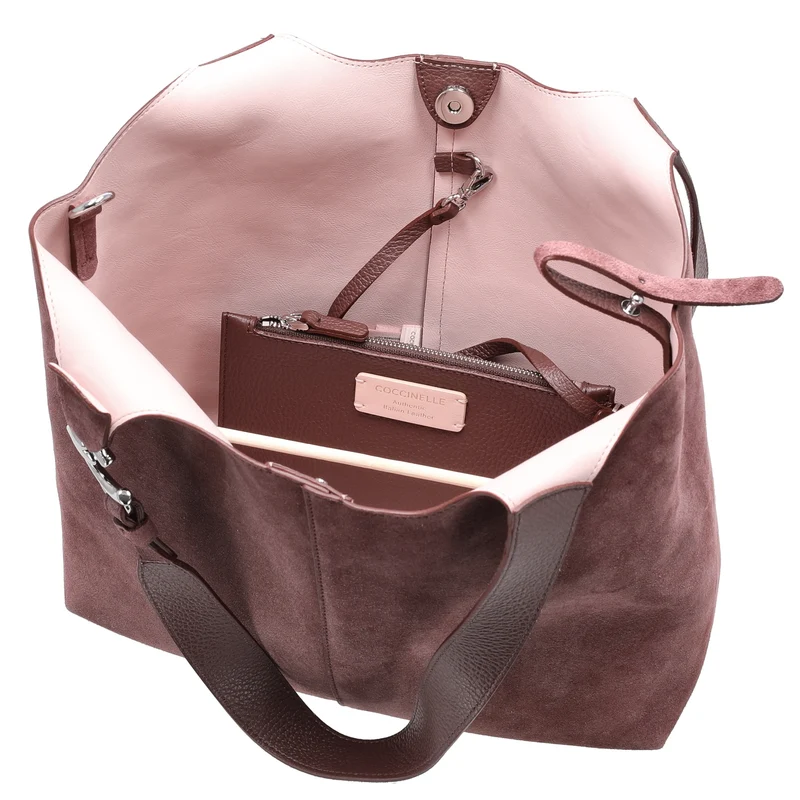 Coccinelle C-Easy Suede - Shopper 31 cm (berry/berry)