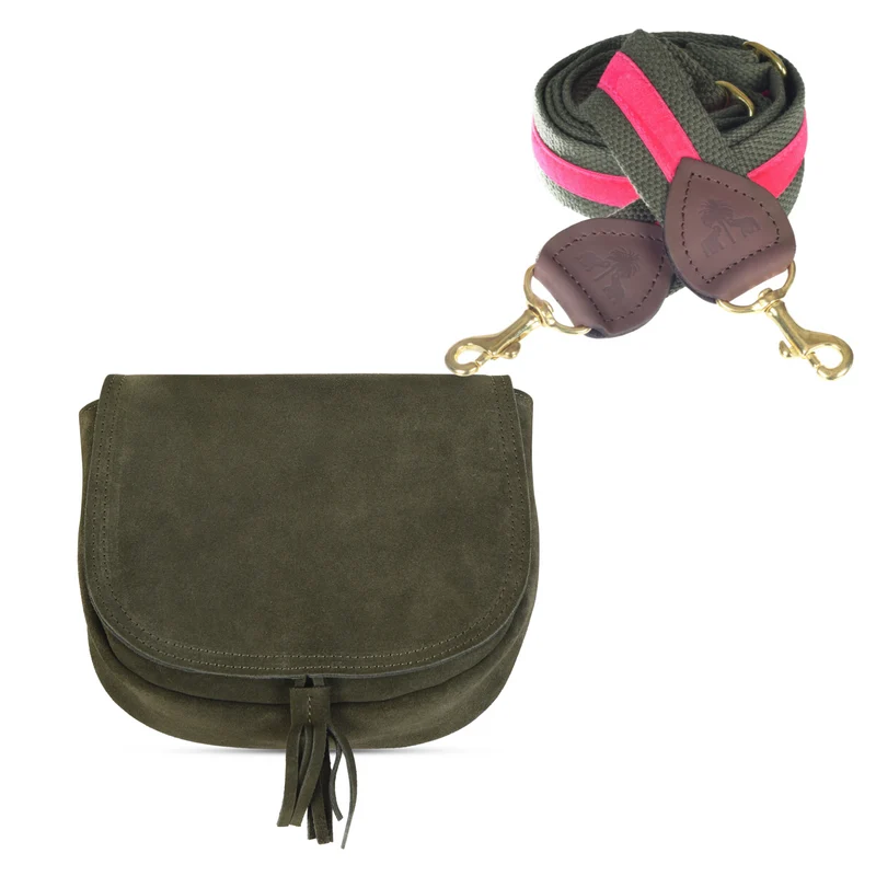 Handtasche SADDLEBAG -Khaki-