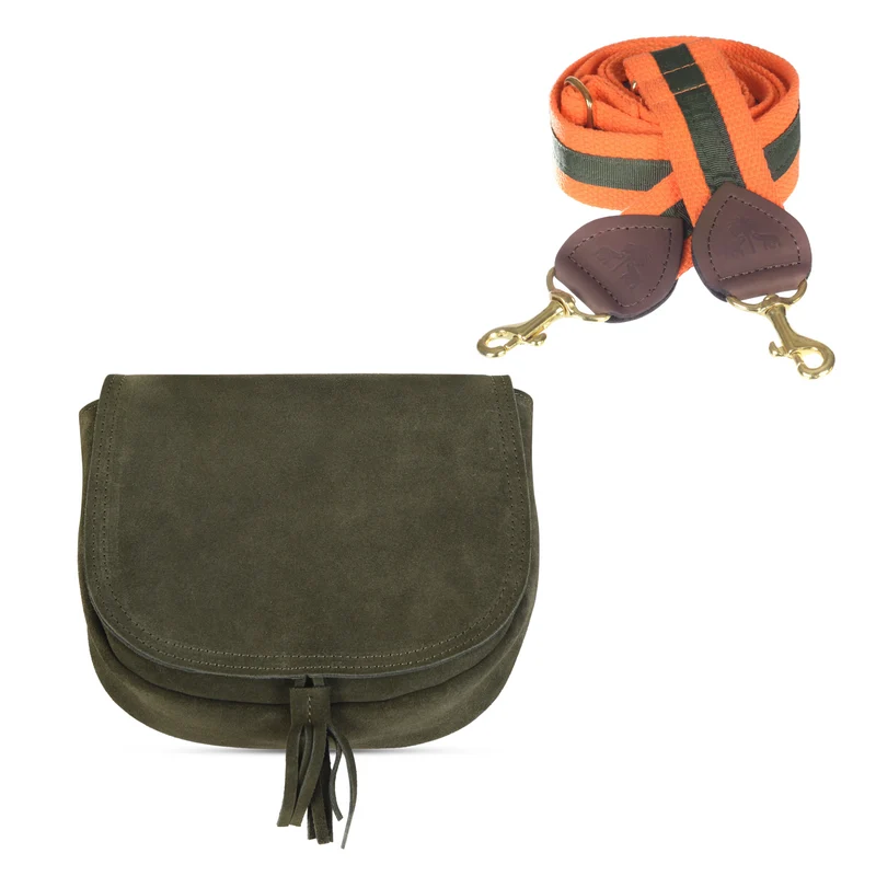 Handtasche SADDLEBAG -Khaki-