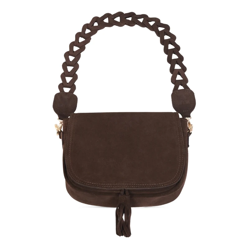Handtasche SADDLEBAG -Braun-