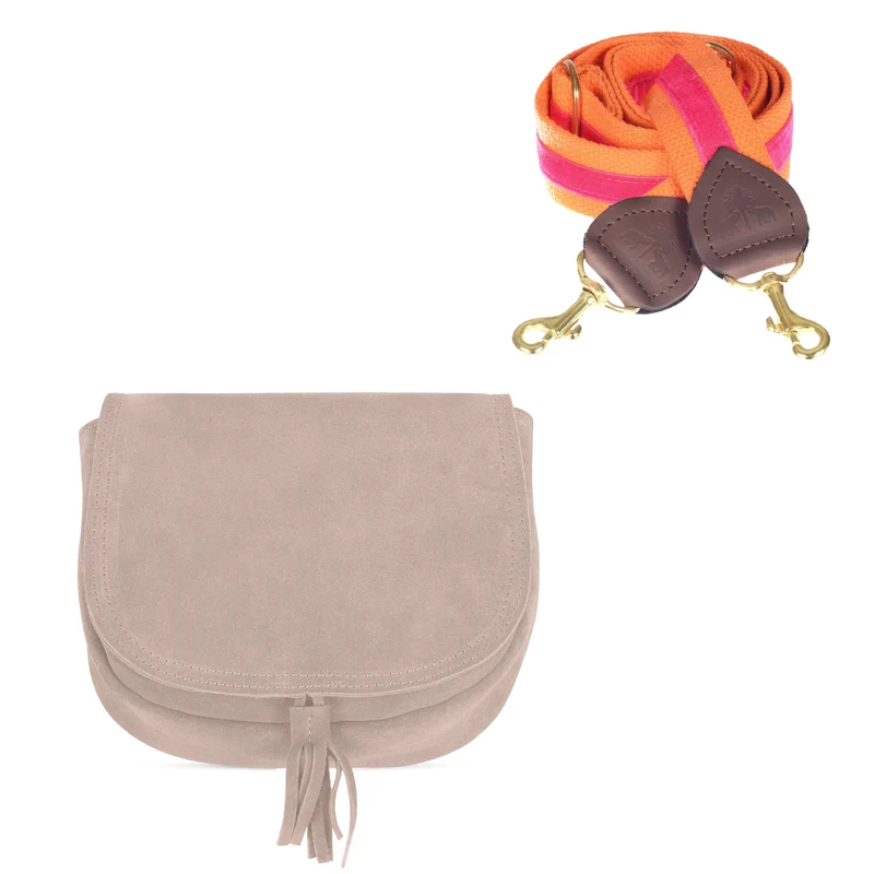 Handtasche SADDLEBAG -Cappuccino-