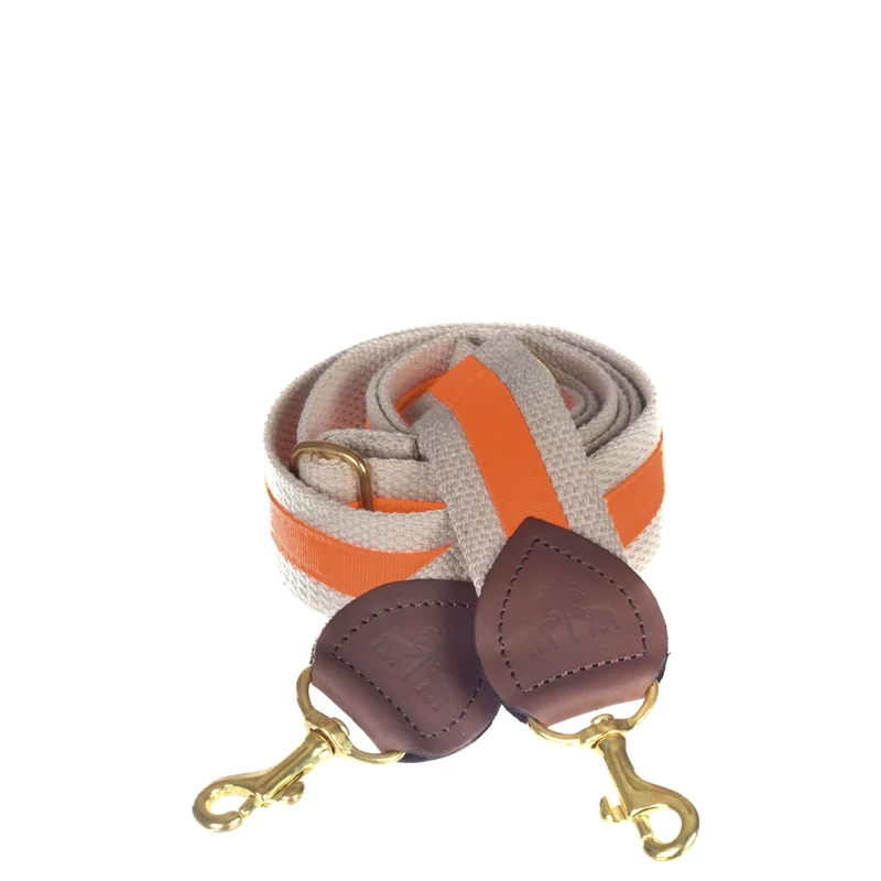 Schulterriemen Beige & Orange