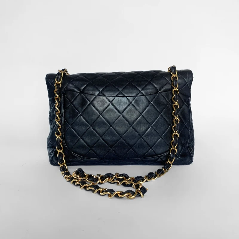 Chanel Classic Flap Bag Maxi Lamsleer