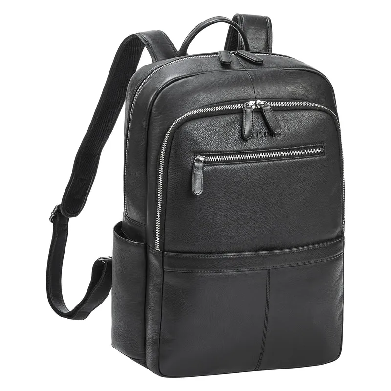 "Palermo" XL Echtleder Herrenrucksack für 15.6 Zoll Laptop
