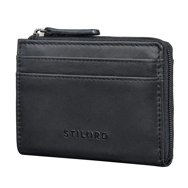 "Cardino" Mini Kredit-Kartenetui Echtleder RFID Schutz Herren & Damen