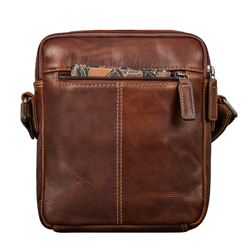 "Winston" Stylishe Umhängetasche Herren Klein Leder Tablet 9,7 Zoll