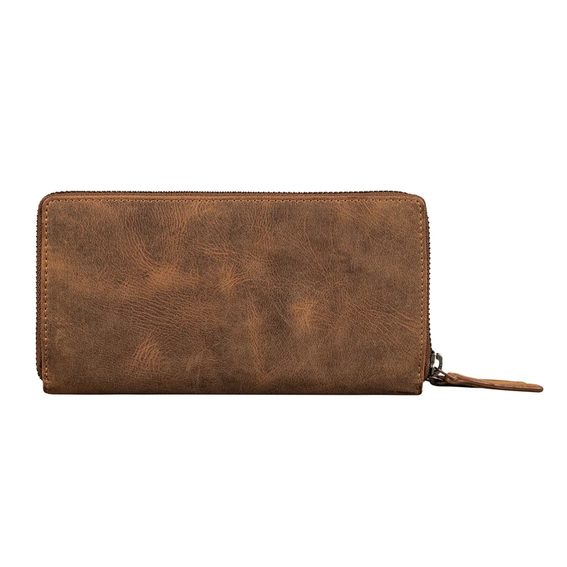 "Poppy" 3-in-1 XL Leder Geldbörse mit Handyfach Damen Clutch Tasche