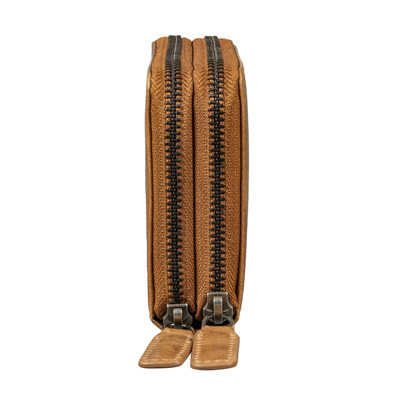 "Poppy" 3-in-1 XL Leder Geldbörse mit Handyfach Damen Clutch Tasche