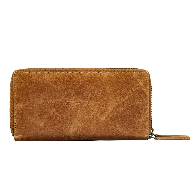"Poppy" 3-in-1 XL Leder Geldbörse mit Handyfach Damen Clutch Tasche