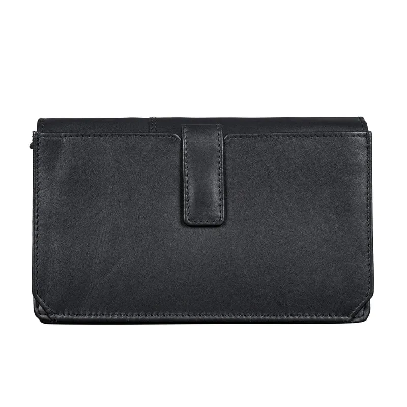 "Darla" 3-in-1 Leder Handytasche mit Geldbörse zum Umhängen Damen