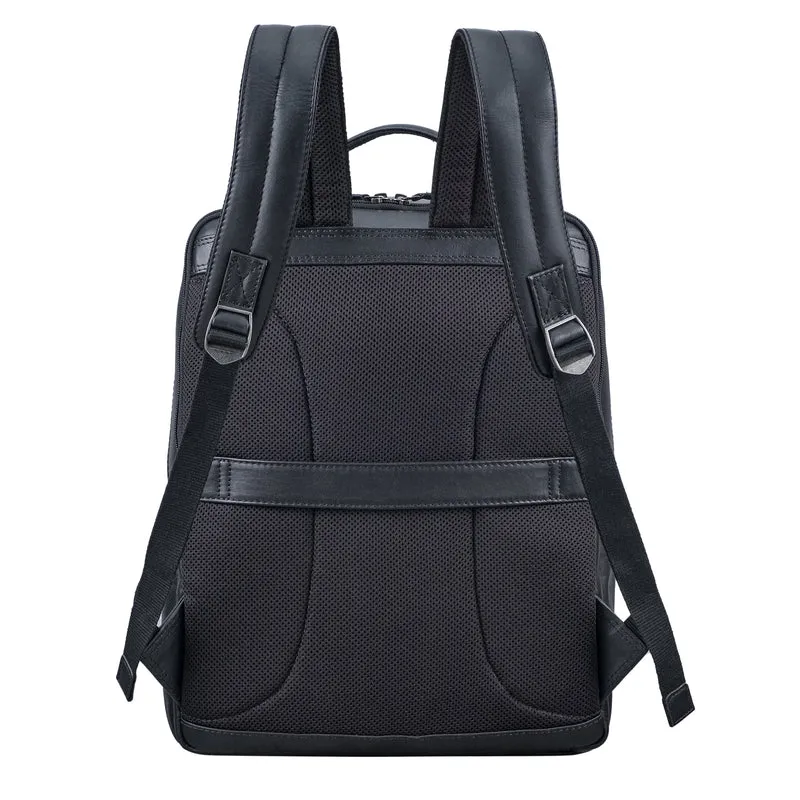 "Gustavo" Echt Leder Rucksack Herren und Damen Groß Laptopfach 15 - 16