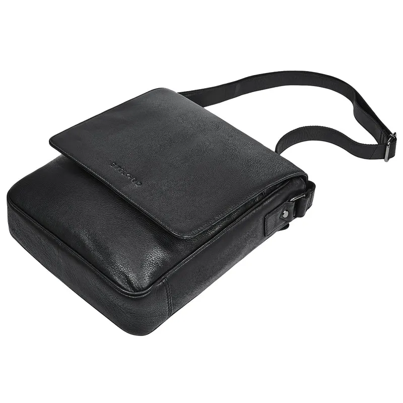 "Ottavio" Umhängetasche Herren Leder Hochformat für 13,3 Zoll Laptop