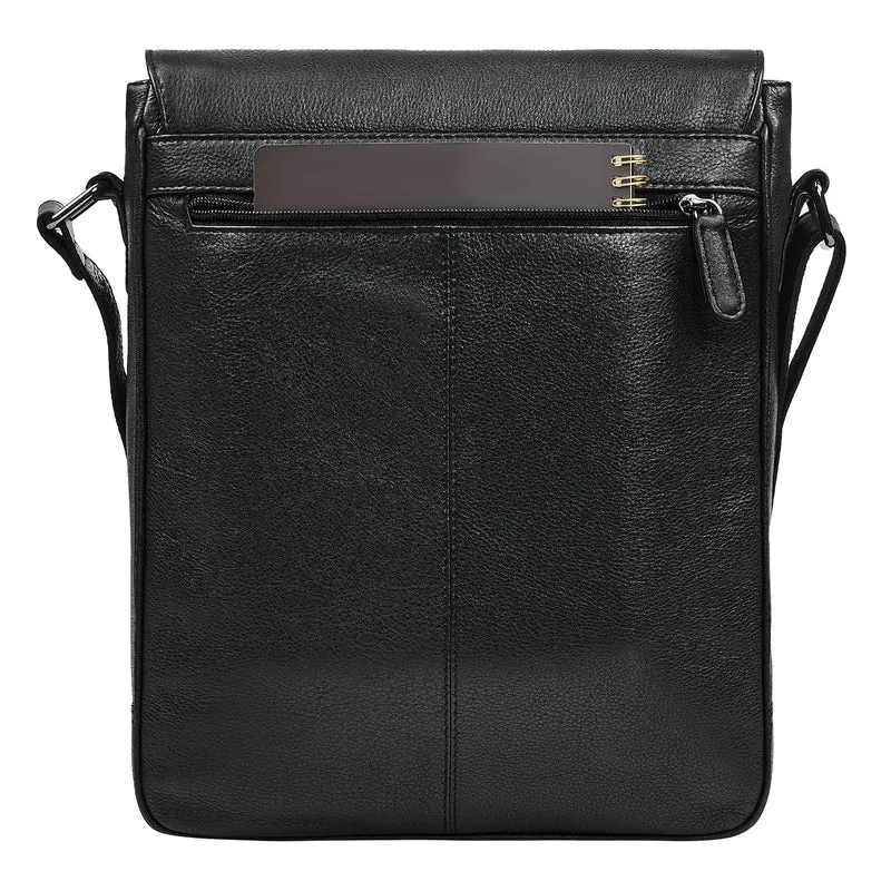 "Ottavio" Umhängetasche Herren Leder Hochformat für 13,3 Zoll Laptop