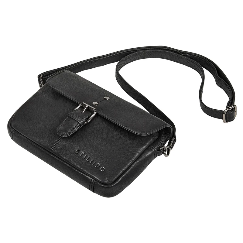 "Belle" Elegante Umhängetasche Damen klein Leder Abendtasche