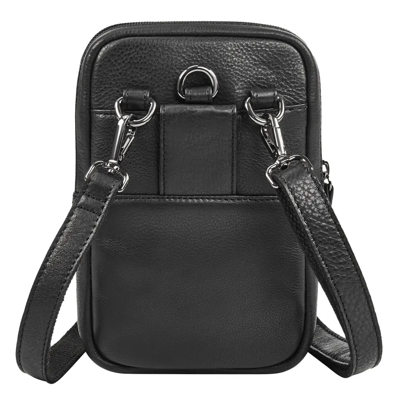 "Tamo" 4-in-1 Herren Echtleder Umhänge, Gürtel, Karabiner, Brusttasche