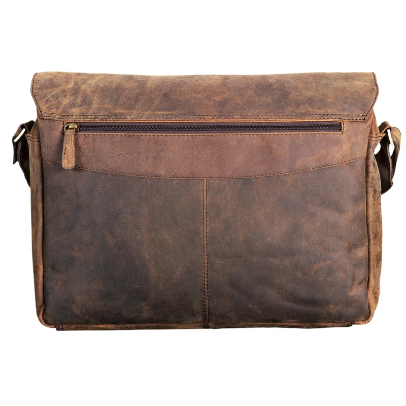 B-WARE "Marlon" Elegante Ledertasche Herren Business mit 15.6 Zoll Laptop-Fach