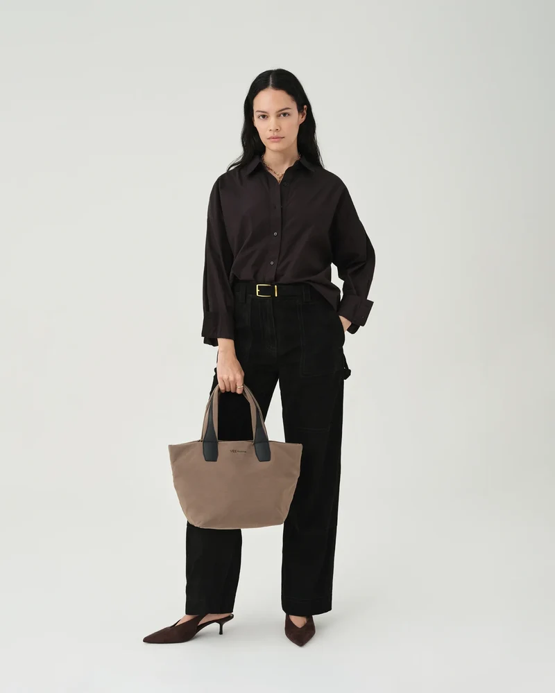 Essence Tote Small Mink Trench
