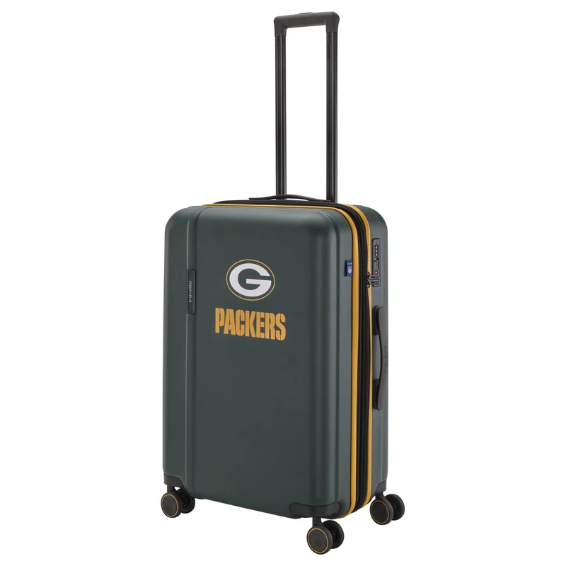 Travelite NFL - 4-Rollen-Trolley M 67 cm erw. (Green Bay Packers)