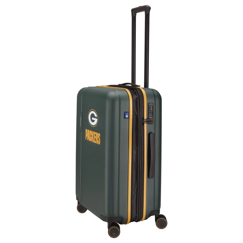 Travelite NFL - 4-Rollen-Trolley M 67 cm erw. (Green Bay Packers)