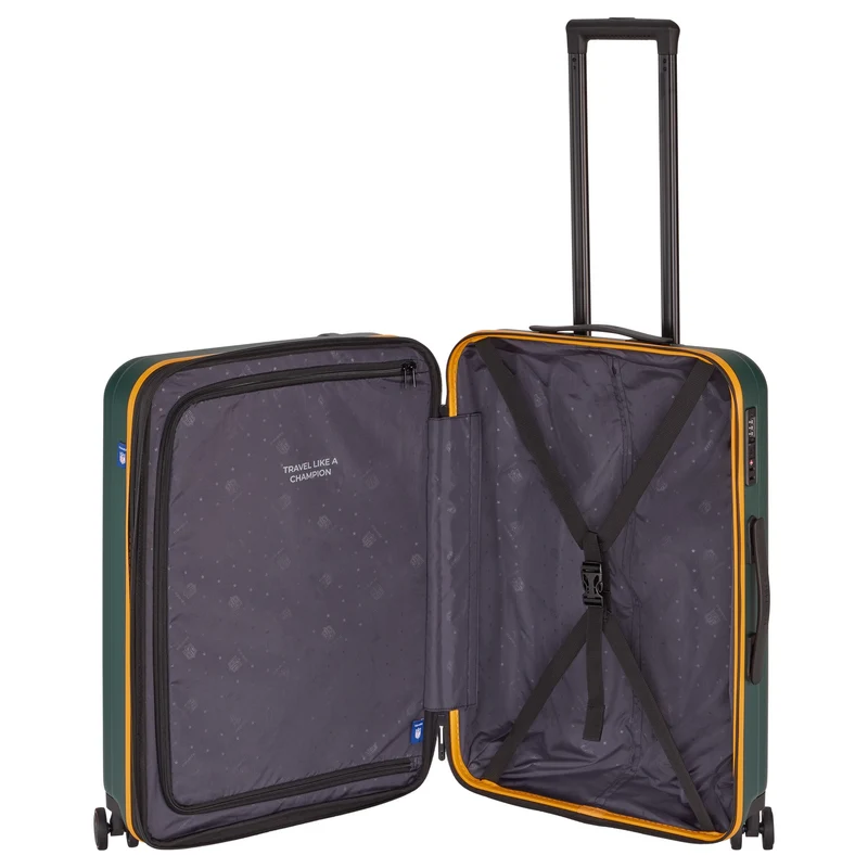Travelite NFL - 4-Rollen-Trolley M 67 cm erw. (Green Bay Packers)