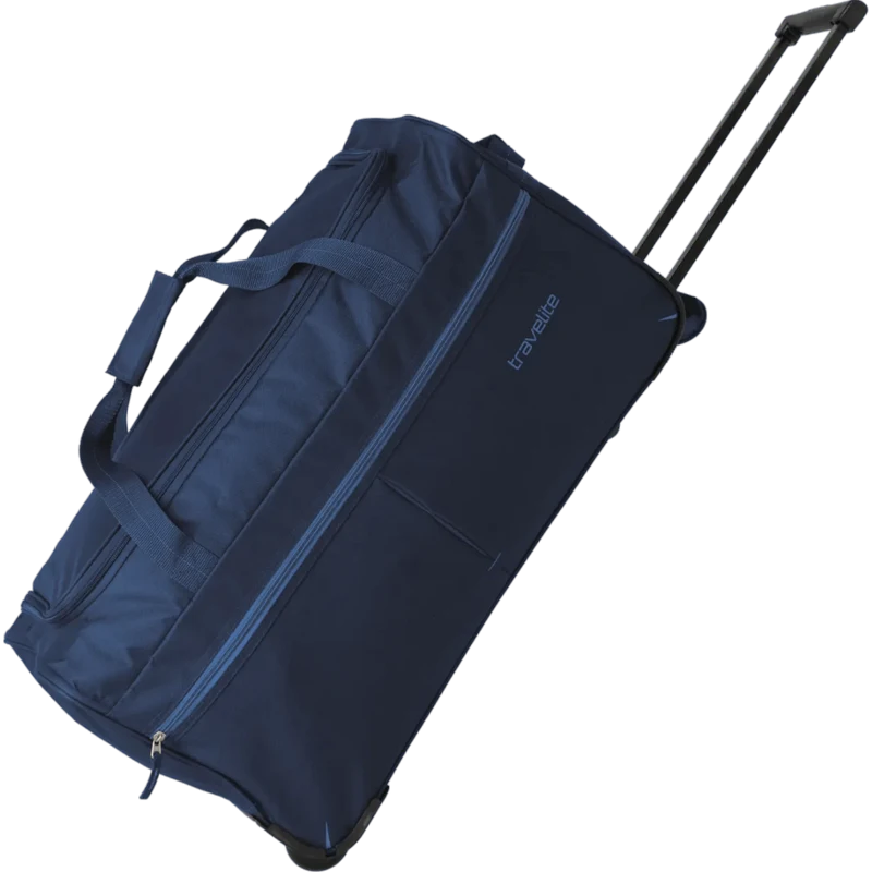 Travelite Basics Fast Reisetasche mit Rollen 65 cm -Marine/Blau