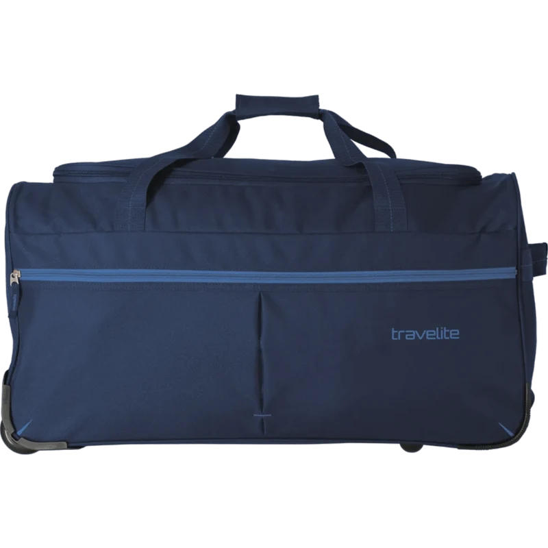 Travelite Basics Fast Reisetasche mit Rollen 65 cm -Marine/Blau