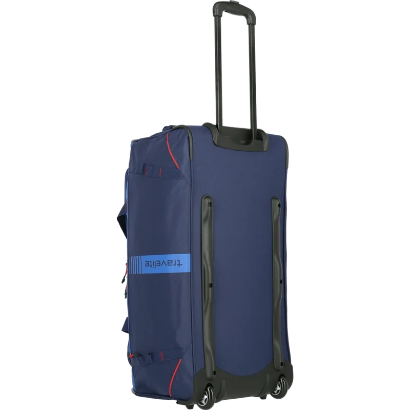 Travelite Basics Active Reisetasche mit Rollen 71 cm -Marine/Rot