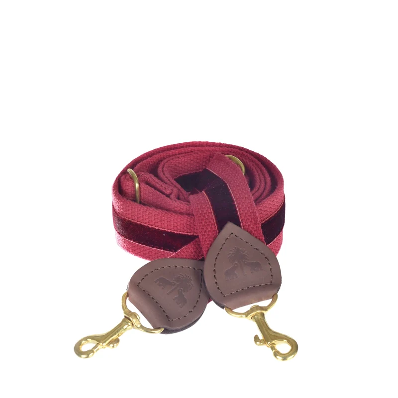 Schulterriemen Bordeaux & Bordeaux Samt