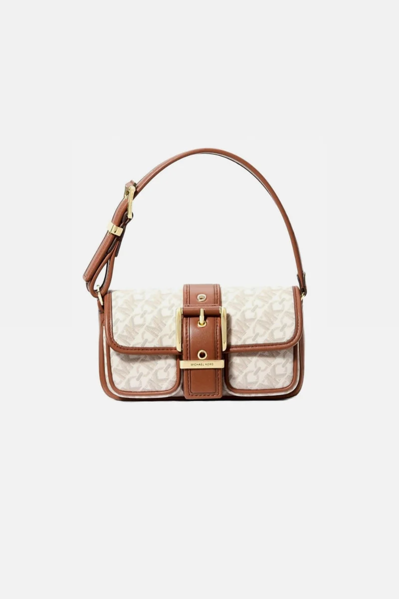 Michael Kors Shoulder Bag Colby XS Pouchette Vanilla