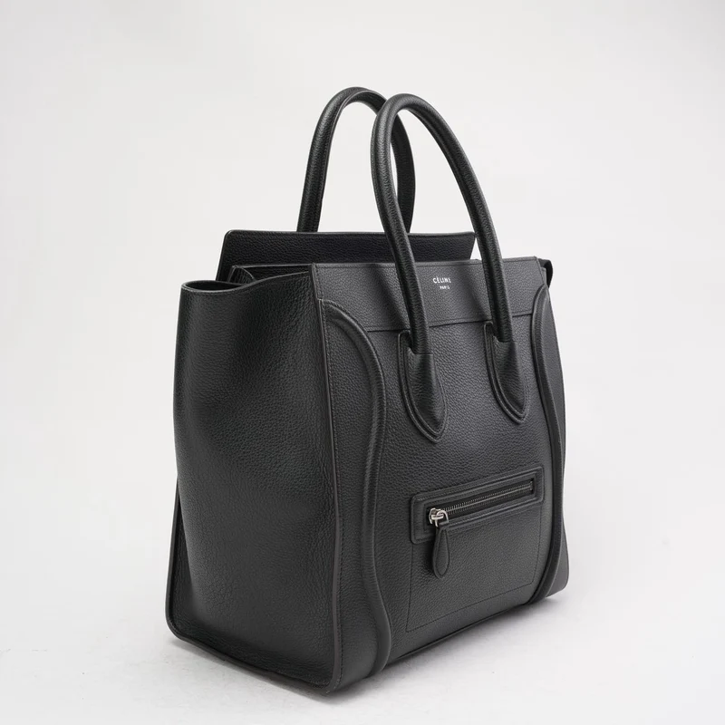 Celine Black Luggage Micro Tote 2016