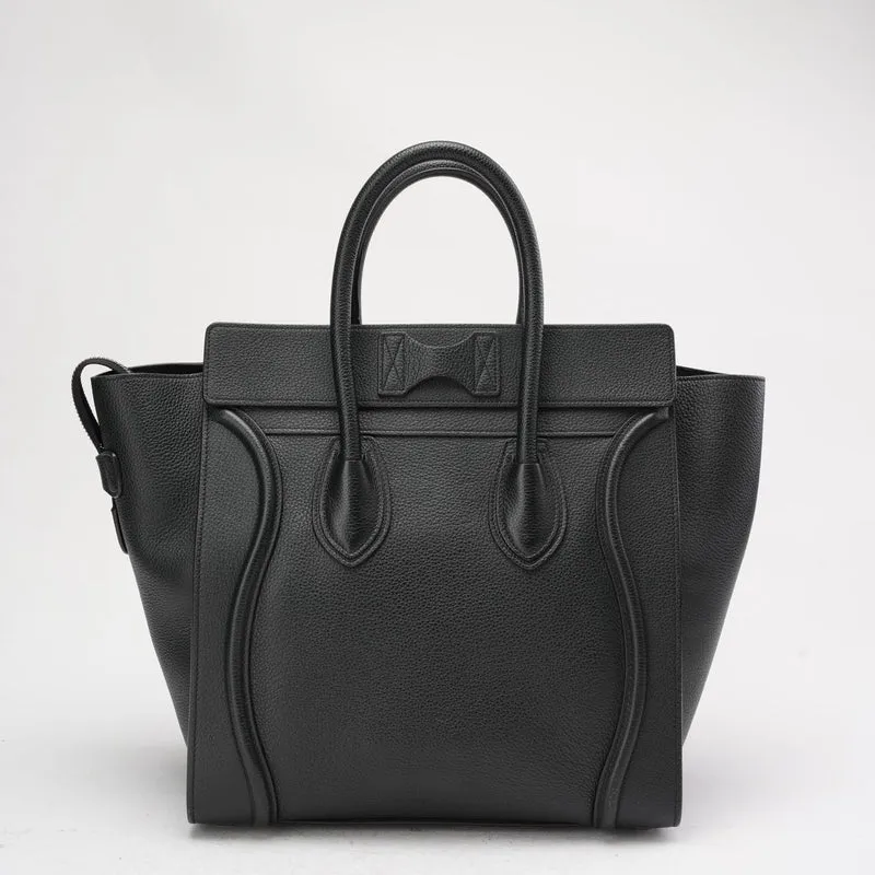 Celine Black Luggage Micro Tote 2016