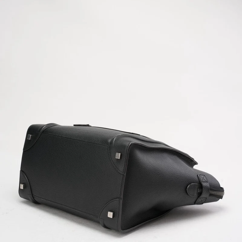 Celine Black Luggage Micro Tote 2016